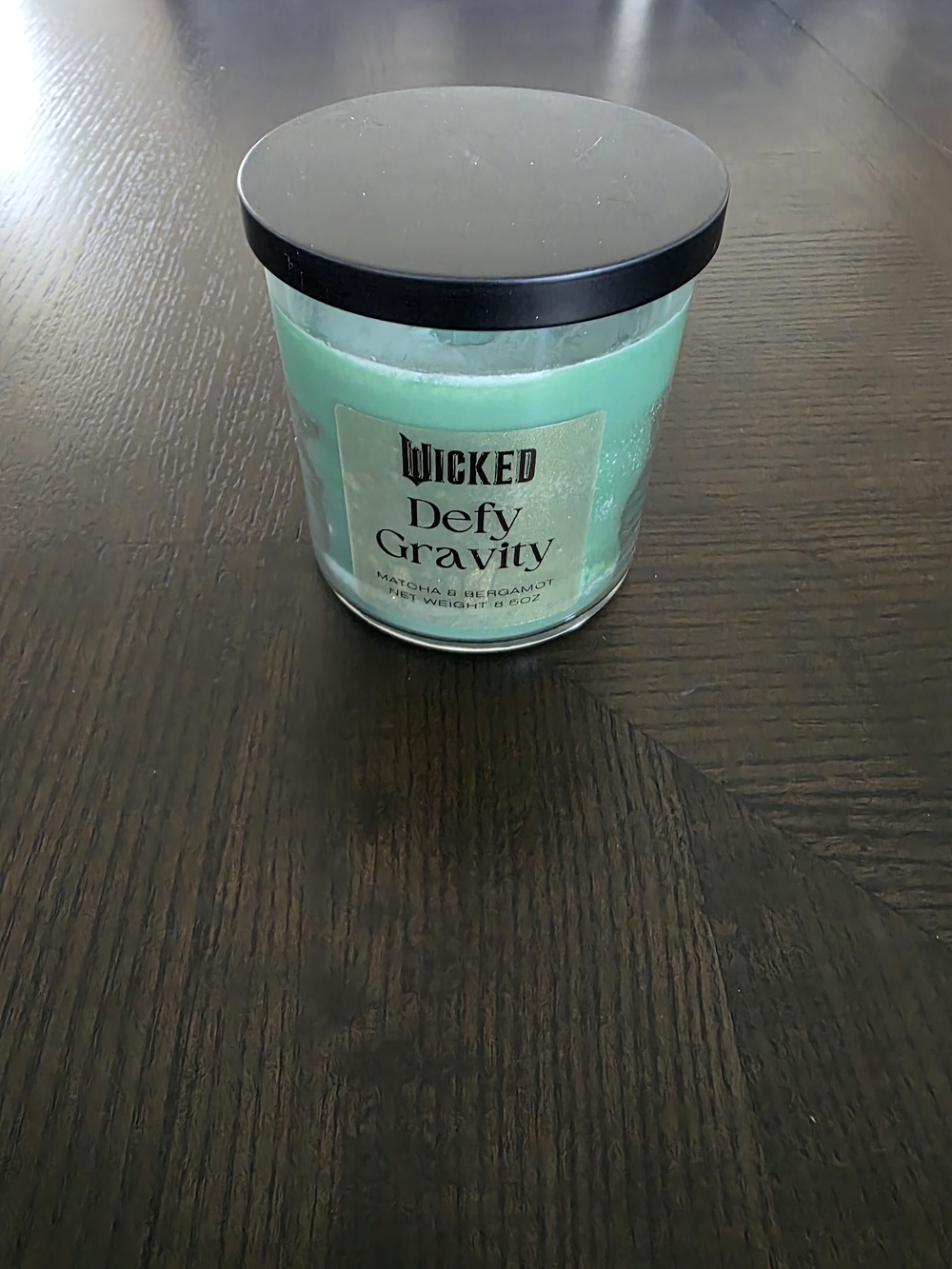 Defy Gravity Matcha & Bergamot Scented Candle - Seafoam Green